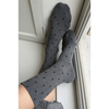 Le Bon Shoppe Sneaker Socks Polka Dot- Charcoal/Black Accessories Parts and Labour Hood River Oregon Clothing Store