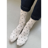 Le Bon Shoppe Sneaker Socks Polka Dot- Oatmeal/Black Accessories Parts and Labour Hood River Oregon Clothing Store