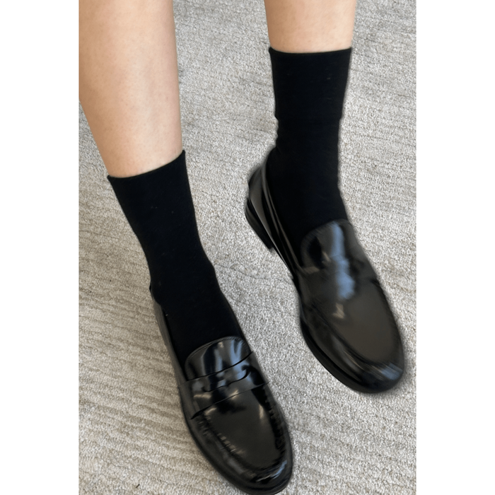 Le Bon Shoppe Sneaker Socks True Black Accessories Parts and Labour Hood River Oregon Clothing Store