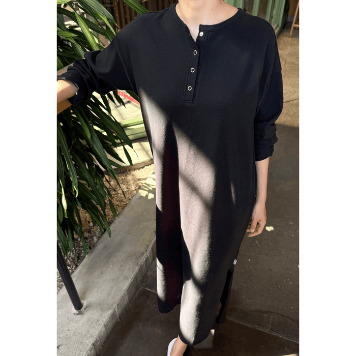 Le Bon Shoppe Soft Jersey Henley Dress Dresses & Jumpsuits Parts and Labour Hood River Oregon Clothing Store