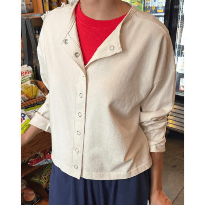 Le Bon Shoppe Soft Jersey Snap Cardigan Shirts & Tops Parts and Labour Hood River Oregon Clothing Store