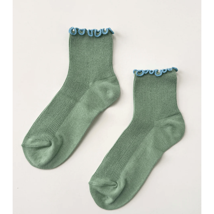 Le Bon Shoppe The Petite Ruffled Modal Socks Accessories Parts and Labour Hood River Oregon Clothing Store