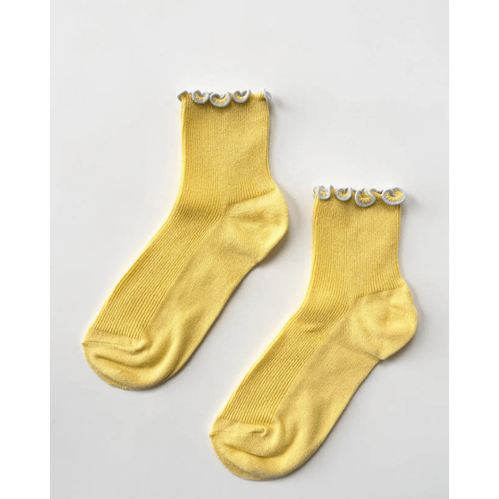 Le Bon Shoppe The Petite Ruffled Modal Socks Accessories Parts and Labour Hood River Oregon Clothing Store