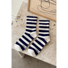 Le Bon Shoppe Wally Socks Wide/Navy Stripe Accessories Parts and Labour Hood River Oregon Clothing Store