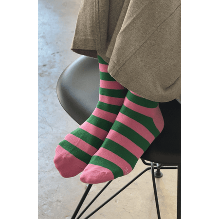 Le Bon Shoppe Wally Socks Wide/Pink Green Accessories Parts and Labour Hood River Oregon Clothing Store