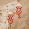 Mayana Designs Co Beaded Handwoven Huipil Fringe Earrings Accessories Parts and Labour Hood River Oregon Clothing Store