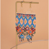 Mayana Designs Co Beaded Handwoven Huipil Fringe Earrings Ocean Sunset Accessories Parts and Labour Hood River Oregon Clothing Store
