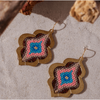 Mayana Designs Co Beaded Handwoven Window Drop Earring Accessories Parts and Labour Hood River Oregon Clothing Store
