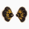 Mayana Designs Co Embroidered Bloom Stud Earrings Black Accessories Parts and Labour Hood River Oregon Clothing Store