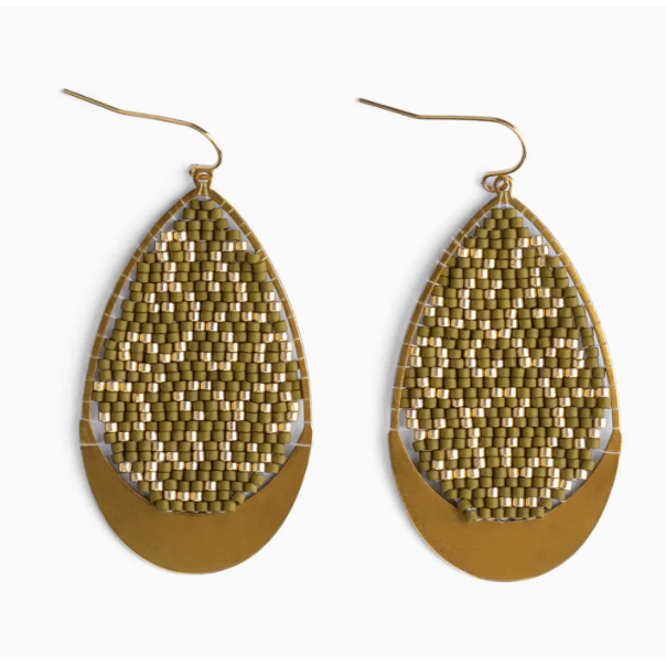 Mayana Designs Co Gilded Teardrop Earrings Accessories Parts and Labour Hood River Oregon Clothing Store