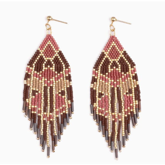 Mayana Designs Co Manhattan Fringe Earrings Accessories Parts and Labour Hood River Oregon Clothing Store