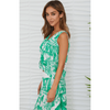 MILIO MILANO Hawaiian Printed V-Neck Top Shirts & Tops Parts and Labour Hood River Oregon Clothing Store