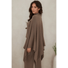 MILIO MILANO Knit Dolman Open Cardigan Dark Mocha / OS Shirts & Tops Parts and Labour Hood River Oregon Clothing Store