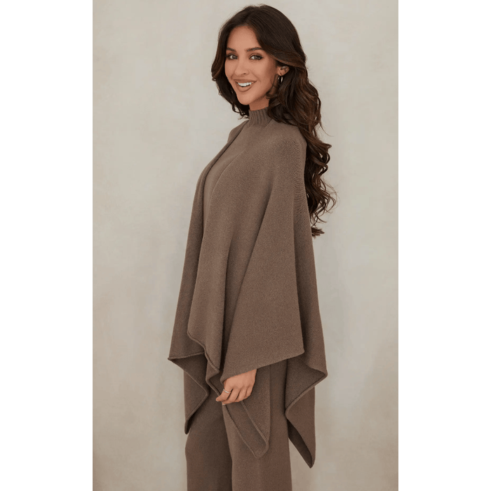 MILIO MILANO Knit Dolman Open Cardigan Dark Mocha / OS Shirts & Tops Parts and Labour Hood River Oregon Clothing Store