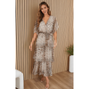 MILIO MILANO Leopard Empire Waist Tiered Silk Dress With Sash Dresses & Jumpsuits Parts and Labour Hood River Oregon Clothing Store