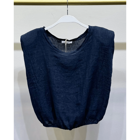 MILIO MILANO Linen Cropped Top Shirts & Tops Parts and Labour Hood River Oregon Clothing Store