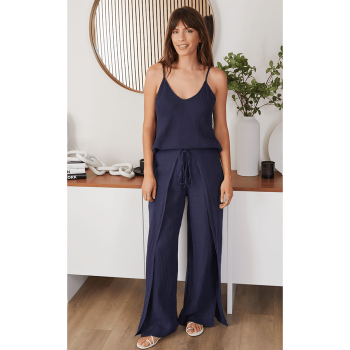 MILIO MILANO Linen Pants with Side Panel Bottoms Parts and Labour Hood River Oregon Clothing Store