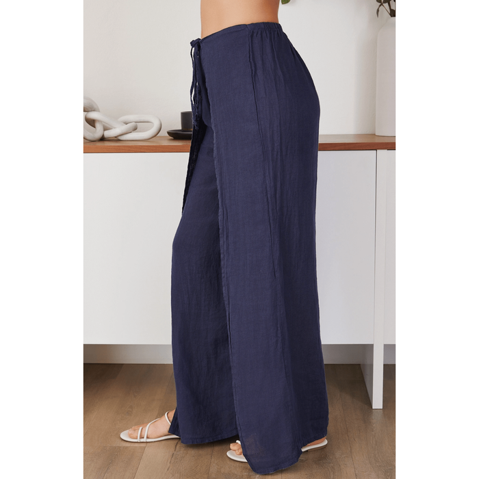 MILIO MILANO Linen Pants with Side Panel Bottoms Parts and Labour Hood River Oregon Clothing Store