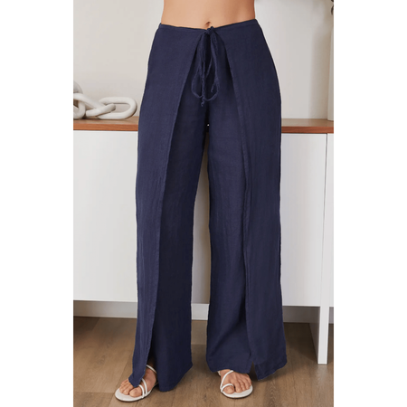 MILIO MILANO Linen Pants with Side Panel Bottoms Parts and Labour Hood River Oregon Clothing Store