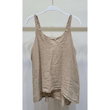MILIO MILANO Linen Tank Top Shirts & Tops Parts and Labour Hood River Oregon Clothing Store
