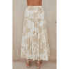 MILIO MILANO Palm Print Tiered Maxi Skirt Bottoms Parts and Labour Hood River Oregon Clothing Store
