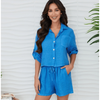 MILIO MILANO Solid Linen Short Bottoms Parts and Labour Hood River Oregon Clothing Store