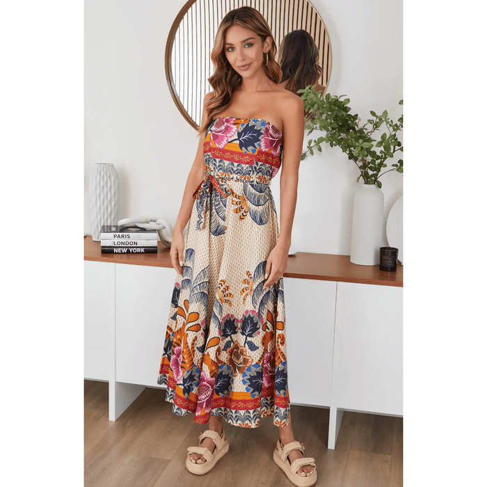 MILIO MILANO Wide Leg Kitten Floral Print Romper Dresses & Jumpsuits Parts and Labour Hood River Oregon Clothing Store