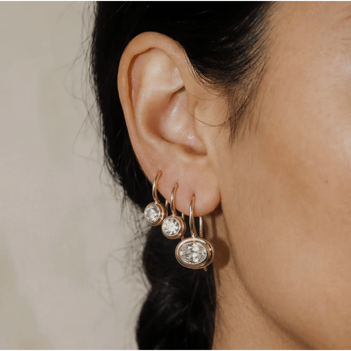 Mod + Jo Vera Round French Hook Earrings Accessories Parts and Labour Hood River Oregon Clothing Store