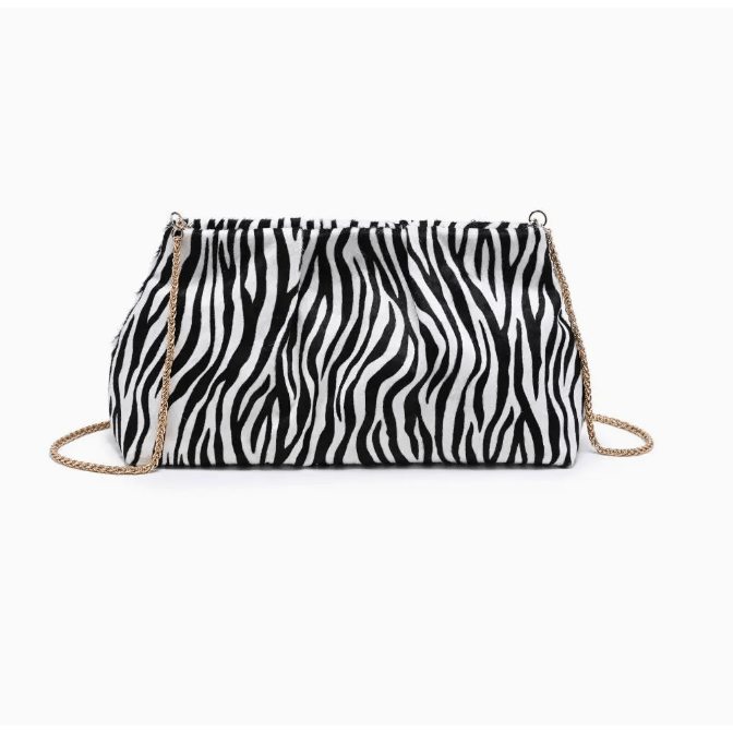 Moda Luxe Elva Zebra Clutch Handbags Parts and Labour Hood River Oregon Clothing Store