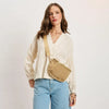 Moda Luxe Gizelle Suede Belt Bag Custard Accessories Parts and Labour Hood River Oregon Clothing Store