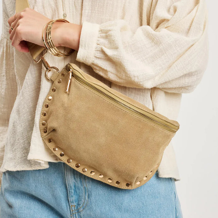 Moda Luxe Gizelle Suede Belt Bag Custard Accessories Parts and Labour Hood River Oregon Clothing Store