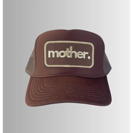 Mother Hats Mother Patch Trucker Hat Mocha Accessories Parts and Labour Hood River Oregon Clothing Store