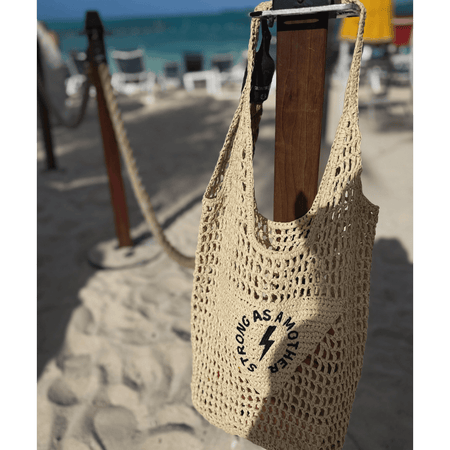 Mother Hats Strong As a Mother Woven Straw Tote Accessories Parts and Labour Hood River Oregon Clothing Store
