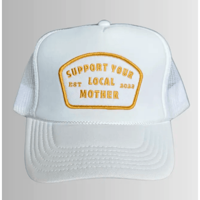 Mother Hats Support Your Local Mother Trucker Hat Accessories Parts and Labour Hood River Oregon Clothing Store