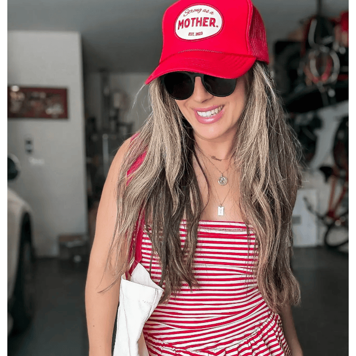 Mother Hats Vintage Mother Patch Hat Red Accessories Parts and Labour Hood River Oregon Clothing Store