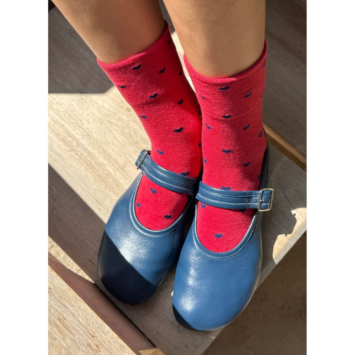 Parts + Labour Heart Sneaker Socks Accessories Parts and Labour Hood River Oregon Clothing Store