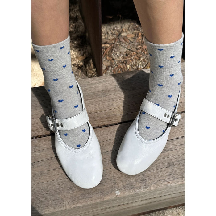 Parts + Labour Heart Sneaker Socks Accessories Parts and Labour Hood River Oregon Clothing Store