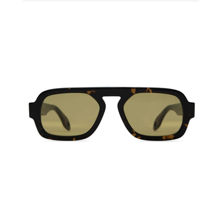 Parts + Labour Jane Mini Dark Brown Tortoise Olive Green Lens Accessories Parts and Labour Hood River Oregon Clothing Store