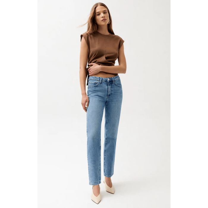 Pistola Aleks High Rise Straight Long Jean Bottoms Parts and Labour Hood River Oregon Clothing Store