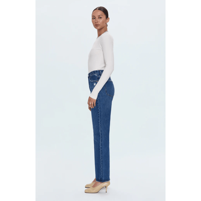 Pistola Cassie Super High Rise Straight Leg Bottoms Parts and Labour Hood River Oregon Clothing Store