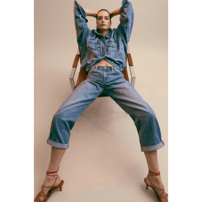 Pistola Donny Rolled Hem Boyfriend Jean Denim Parts and Labour Hood River Oregon Clothing Store