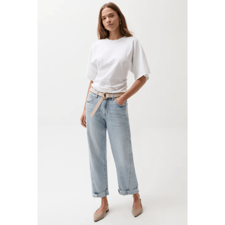 Pistola Kacey Mid Rise Cuff Boyfriend Berkley / 25 Denim Parts and Labour Hood River Oregon Clothing Store