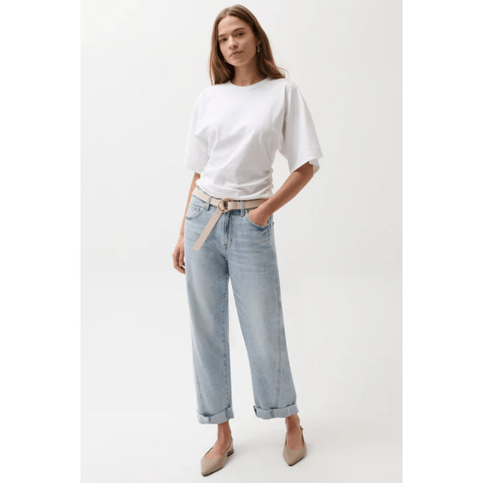 Pistola Kacey Mid Rise Cuff Boyfriend Berkley / 25 Denim Parts and Labour Hood River Oregon Clothing Store