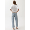 Pistola Kacey Mid Rise Cuff Boyfriend Denim Parts and Labour Hood River Oregon Clothing Store