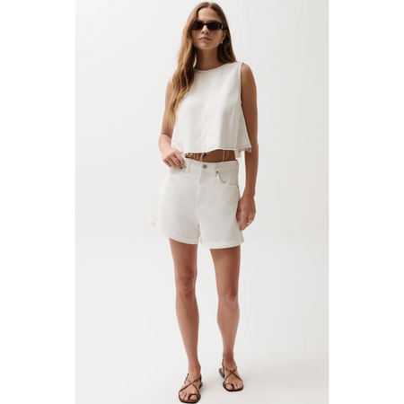 Pistola Kimora High Rise Linen Short Bottoms Parts and Labour Hood River Oregon Clothing Store