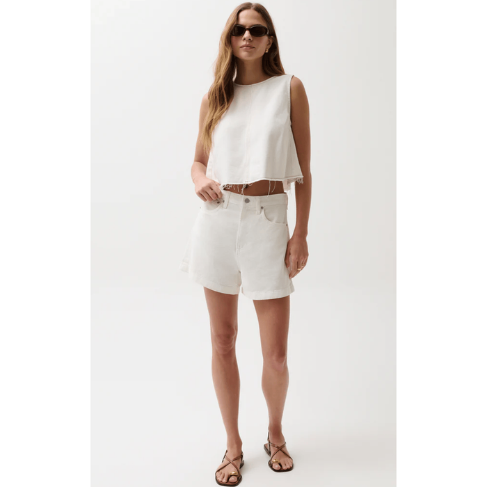 Pistola Kimora High Rise Linen Short Bottoms Parts and Labour Hood River Oregon Clothing Store