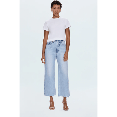 Pistola Lana Crop High Rise Ultra Wide Leg Bottoms Parts and Labour Hood River Oregon Clothing Store