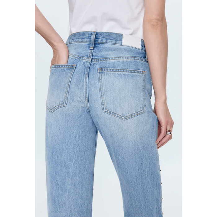 Pistola Lexi Mid Rise Bowed Straight Bottoms Parts and Labour Hood River Oregon Clothing Store
