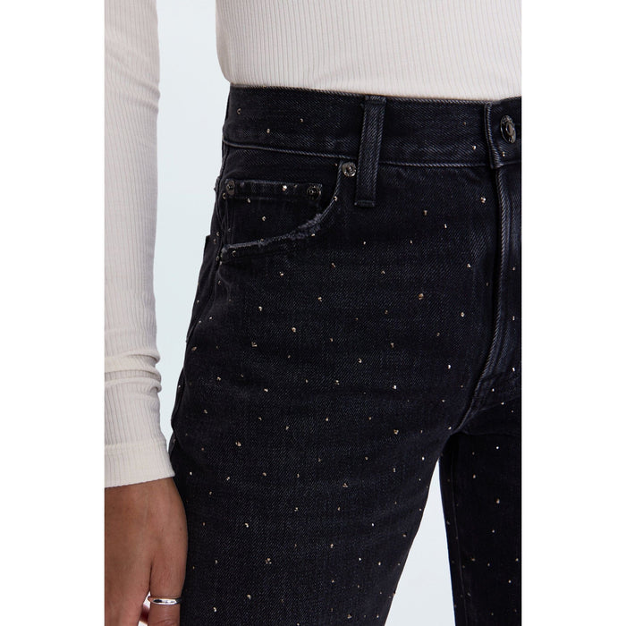 Pistola Lexi Mid Rise Bowed Straight Jean- Silver Screen Denim Parts and Labour Hood River Oregon Clothing Store