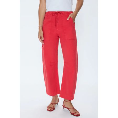 Pistola Sabrina Curved Utility Pant Maraschino / 25 Bottoms Parts and Labour Hood River Oregon Clothing Store